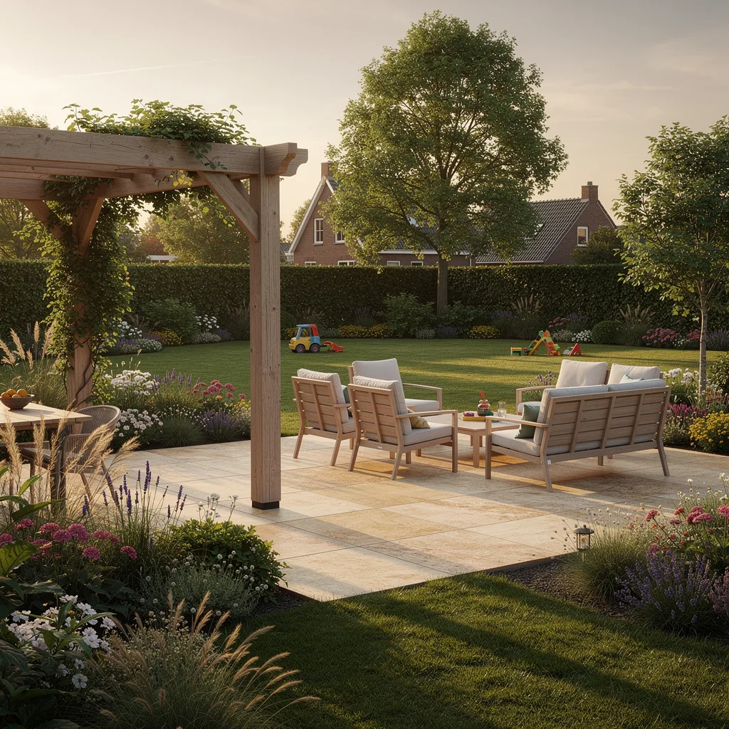 Homepage-concept voor een hoveniersbedrijf -- rust, vakmanschap, vertrouwen